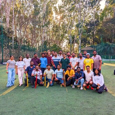 A photo of the teams behind more enjoying the life at more #4