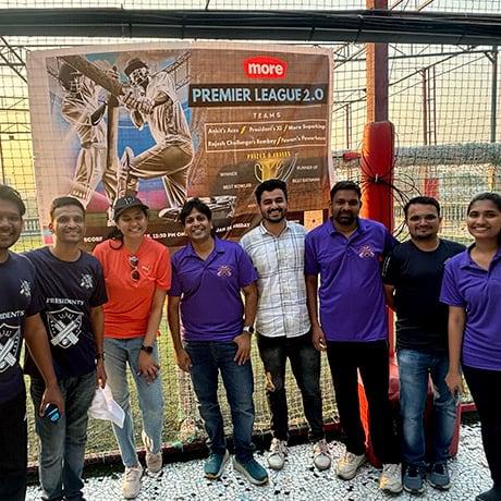 A photo of the teams behind more enjoying the life at more #5