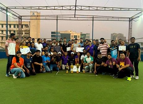 A photo of the teams behind more enjoying the life at more #6