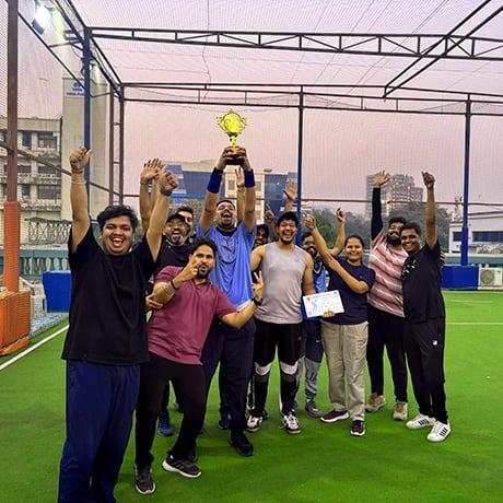 A photo of the teams behind more enjoying the life at more #7
